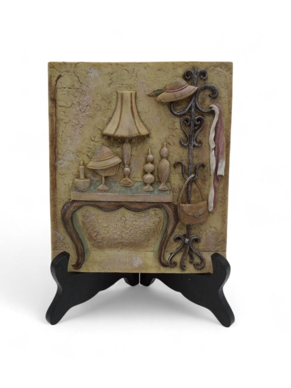 Silvia Vassileva Wall Plaque Foyer Hall Tree Lamp Relief Wild Apple